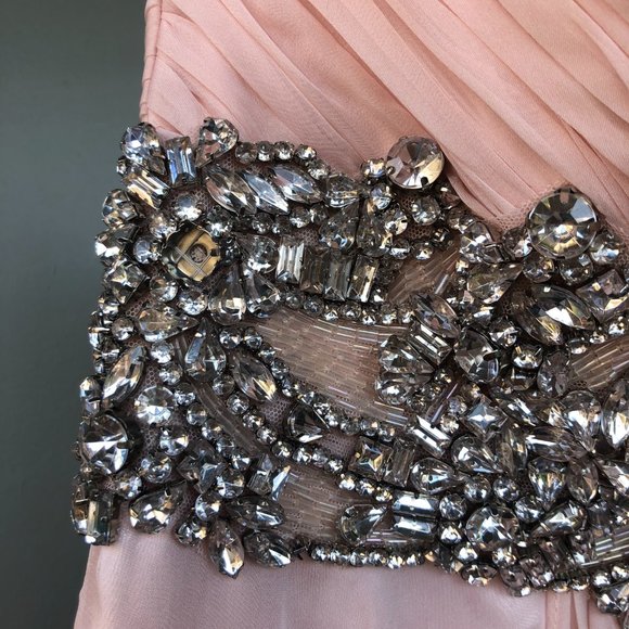 Pink Embellished Jovani Gown - Picture 6 of 10